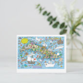 Carte Postale Joyeux anniversaire cubain (Debout devant)