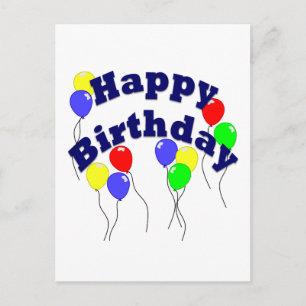 Carte Postale Joyeux anniversaire - D2