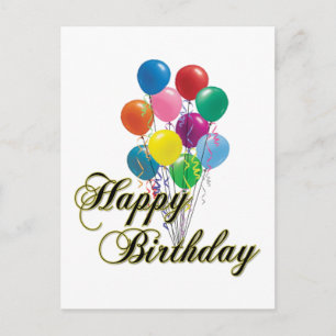 Carte Postale Joyeux anniversaire - D4