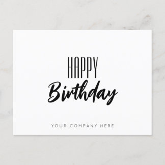 Carte Postale Joyeux anniversaire d'affaires