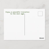 Carte Postale Joyeux Anniversaire d'Alien Pacifique (Dos)