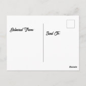 Carte Postale joyeux anniversaire dauphin portant un chapeau d'a (Dos)