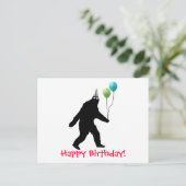 Carte Postale Joyeux anniversaire de Bigfoot ! (Debout devant)