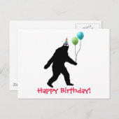Carte Postale Joyeux anniversaire de Bigfoot ! (Devant / Derrière)