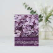 Carte Postale Joyeux anniversaire de German Lilac Blossoms (Debout devant)