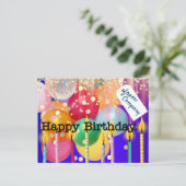 Carte Postale Joyeux anniversaire de la compagnie (Debout devant)