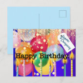 Carte Postale Joyeux anniversaire de la compagnie (Devant / Derrière)