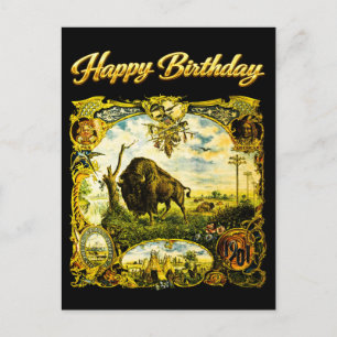 Carte Postale Joyeux anniversaire de l'Expo Panaméricaine 1901 B