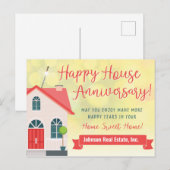 Carte Postale Joyeux Anniversaire De Maison Du Réalisateur (Devant / Derrière)