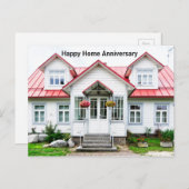 Carte Postale Joyeux Anniversaire de Maison Immobilier (Devant / Derrière)