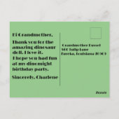 Carte Postale Joyeux anniversaire de nuit (Dos)