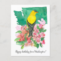 Joyeux anniversaire de Washington Chardonneret élé