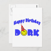 Carte Postale Joyeux Anniversaire Dork (Devant / Derrière)