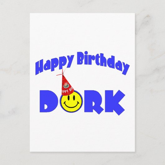 Carte Postale Joyeux Anniversaire Dork (Devant)
