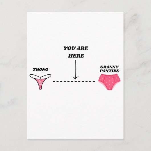 Carte Postale Joyeux Anniversaire Drôle pour Elle Drôle Femme An (Devant)