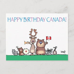 Carte Postale Joyeux anniversaire du Canada! par harrop - 150-11