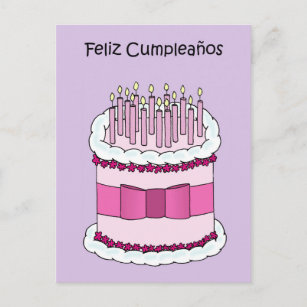 Cartes Postales Anniversaire Espagnol Originales Zazzle Be