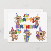 Carte Postale Joyeux Anniversaire Enfants (Devant / Derrière)