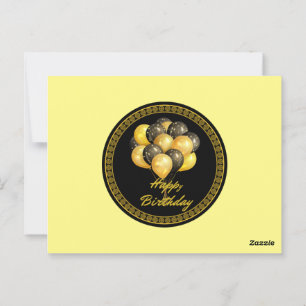 Carte Postale Joyeux Anniversaire, festif,