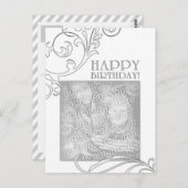 Carte Postale joyeux anniversaire (fière fidélité) (Devant / Derrière)