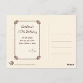 Carte Postale Joyeux Anniversaire Fille 01 (Dos)