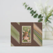 Carte Postale Joyeux Anniversaire Floral Beauties 50 (Debout devant)