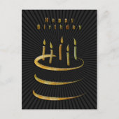 Carte Postale Joyeux Anniversaire ! Gâteau (Devant)