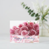 Carte Postale Joyeux anniversaire glamour (Debout devant)