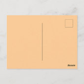 Carte Postale Joyeux anniversaire Gnomie Halloween violet orange (Dos)