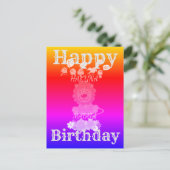 Carte Postale Joyeux Anniversaire Hakuna Matata bébé lion (Debout devant)