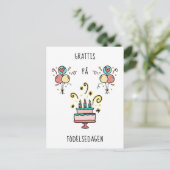 Carte Postale Joyeux anniversaire | Happy Birthday (Debout devant)