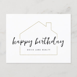 Carte Postale Joyeux Anniversaire Immobilier