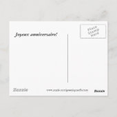 Carte Postale Joyeux anniversaire international ! Langue de Pers (Dos)