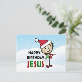 Carte Postale Joyeux Anniversaire Jésus (Debout devant)