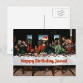 Carte Postale Joyeux anniversaire, Jésus ! (Devant / Derrière)