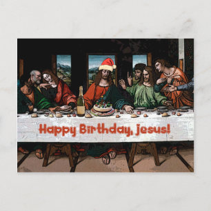 Carte Postale Joyeux anniversaire, Jésus !