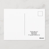 Carte Postale Joyeux anniversaire joli rose fleurs printanières  (Dos)