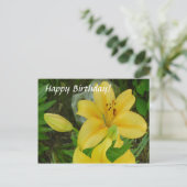 Carte Postale Joyeux anniversaire Lily (Debout devant)