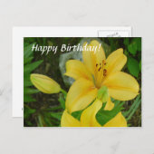 Carte Postale Joyeux anniversaire Lily (Devant / Derrière)