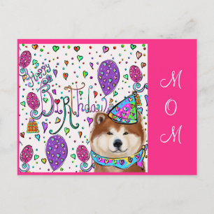 CARTE POSTALE JOYEUX ANNIVERSAIRE MAMAN