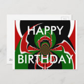 Carte Postale Joyeux anniversaire mignonne Nice et belle (Devant / Derrière)