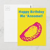 Carte Postale Joyeux anniversaire moi Ansome (Devant / Derrière)