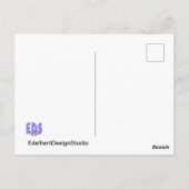 Carte Postale Joyeux Anniversaire Mosaïque Horizontal Cust. Cart (Dos)