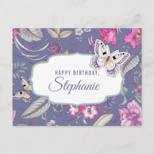 Cartes Postales Anniversaire Stephanie Originales Zazzle Be