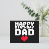 Carte Postale Joyeux Anniversaire Papa (Debout devant)