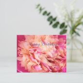 Carte Postale Joyeux anniversaire Peony (Debout devant)