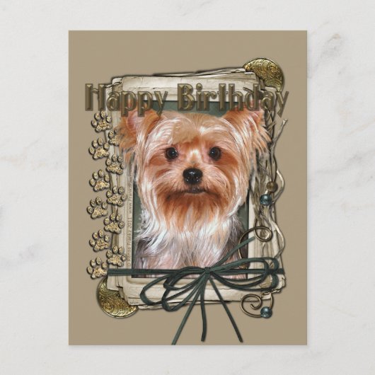 Carte Postale Joyeux Anniversaire - Pierres de pierre - Yorkshir (Devant)