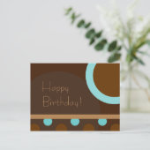 Carte Postale Joyeux anniversaire ! Rétro 103 (Debout devant)