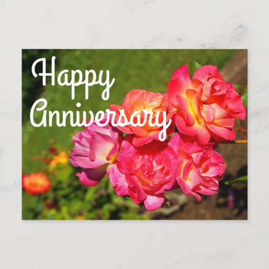 Carte postale Joyeux Anniversaire Rose de Joseph # (Devant)
