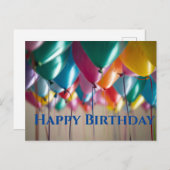 Carte postale Joyeux anniversaire spécial (Devant / Derrière)